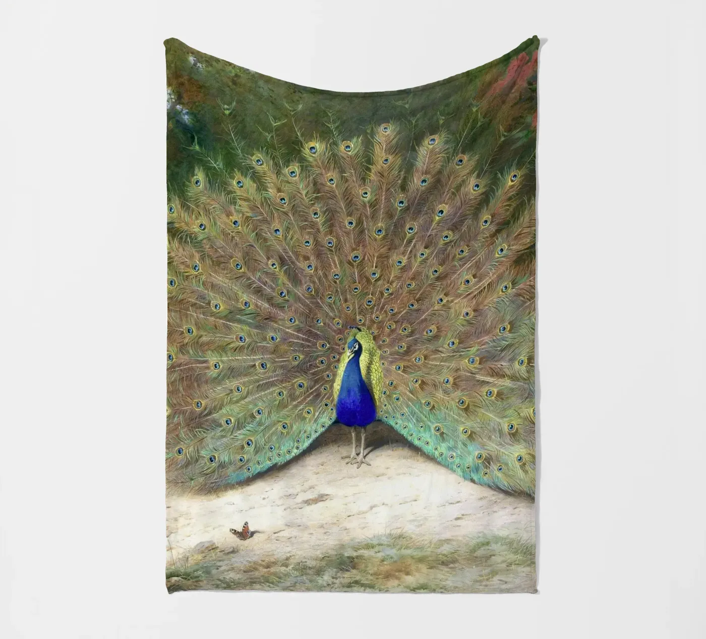 Peacock Fleecedecke von Apolo Prints