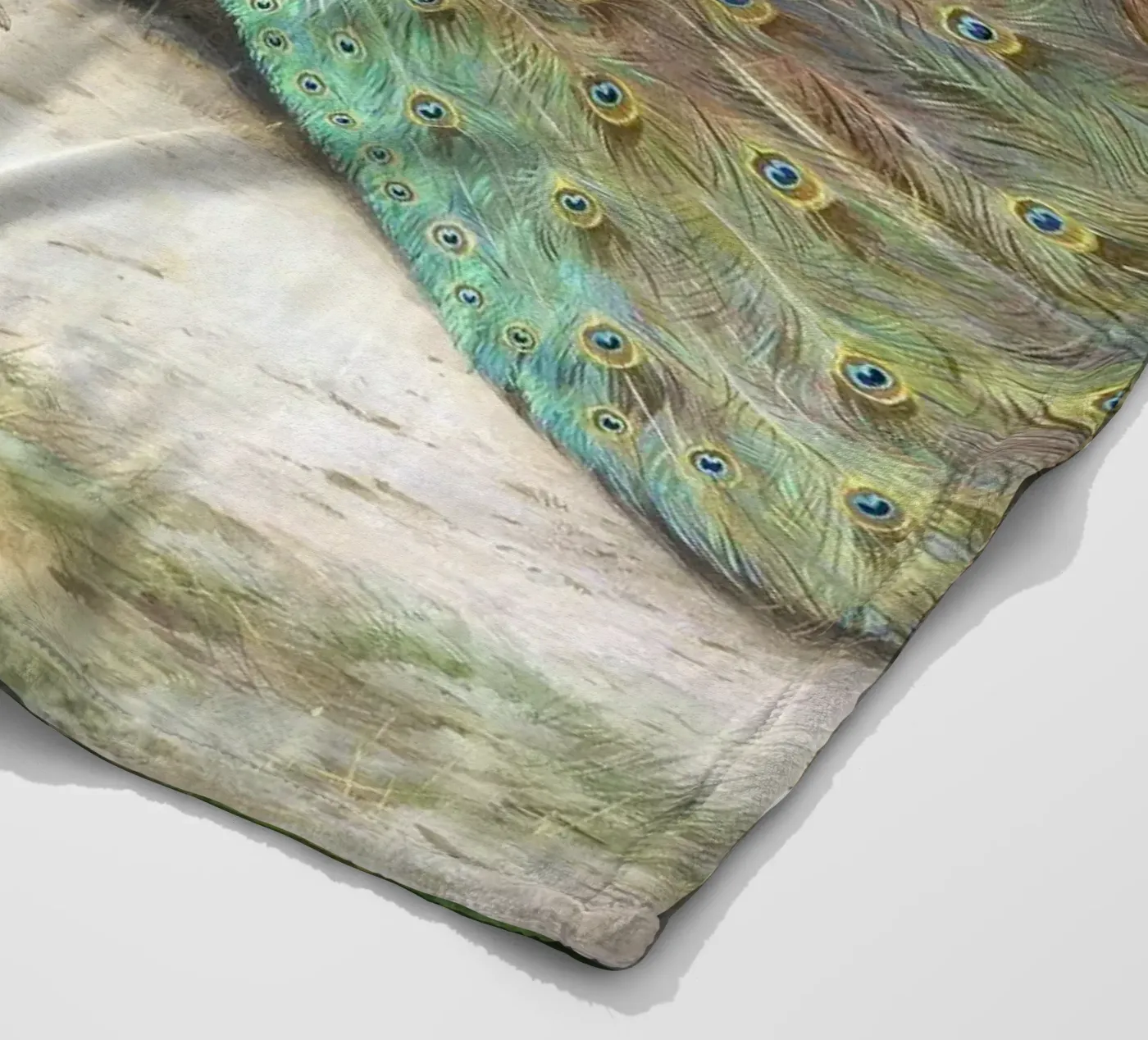 Peacock Fleecedecke von Apolo Prints