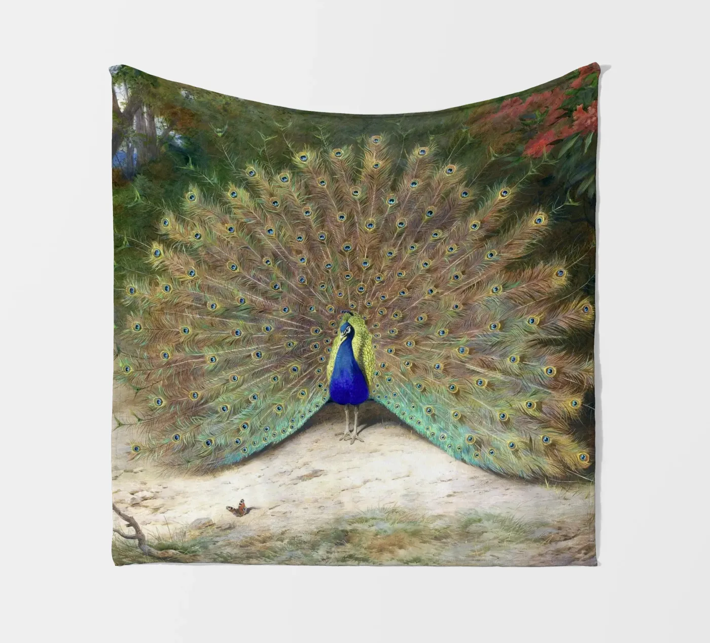 Peacock Fleecedecke von Apolo Prints