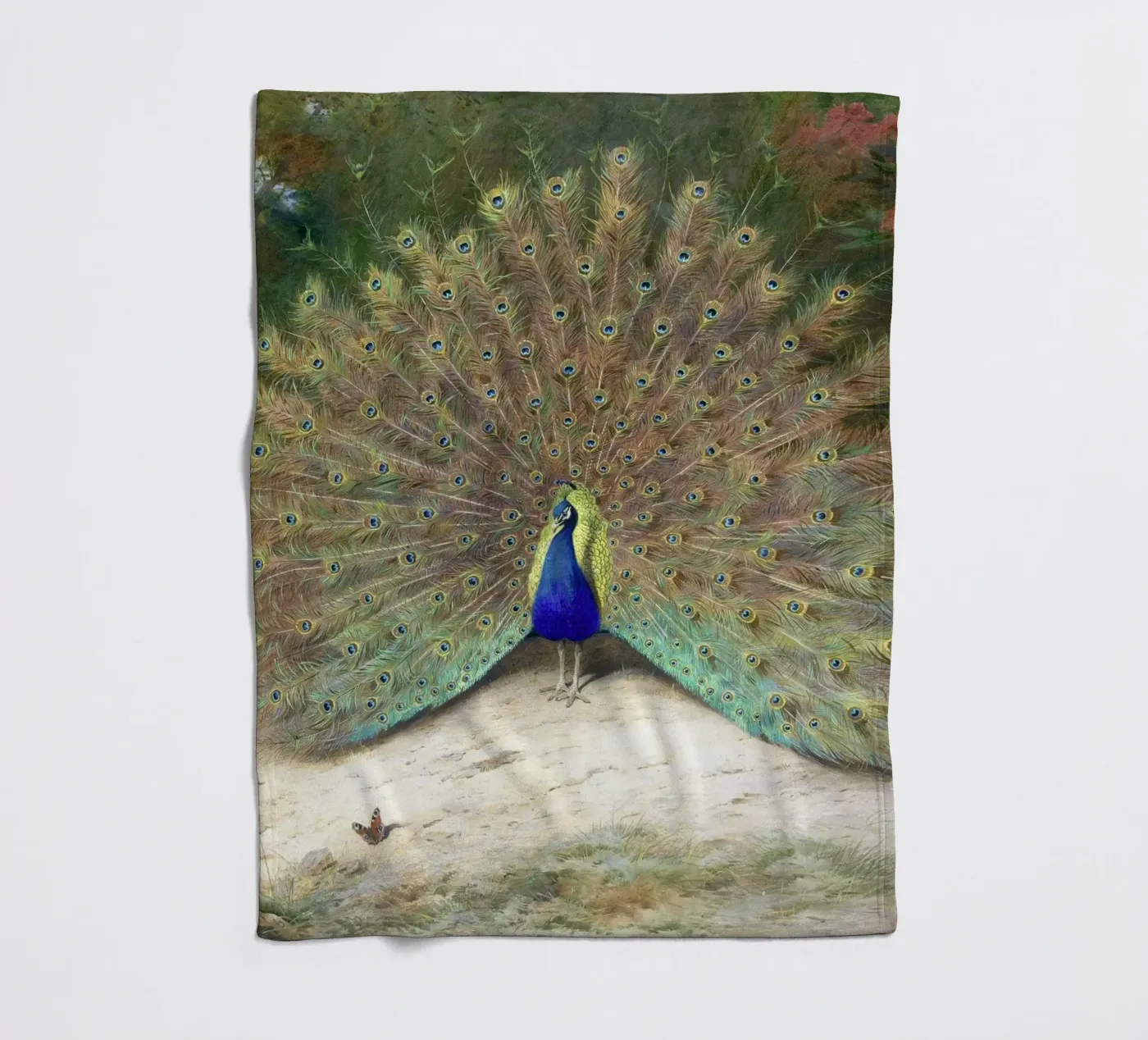 Peacock Fleecedecke von Apolo Prints