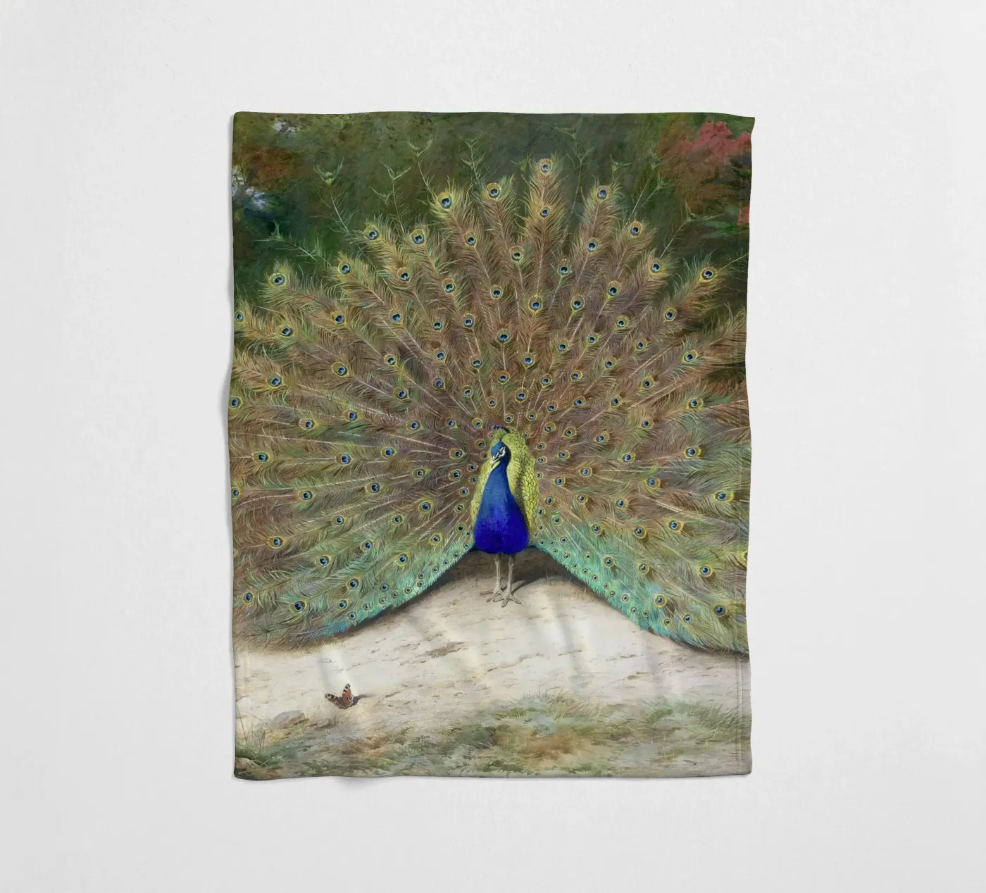 Peacock Fleecedecke von Apolo Prints