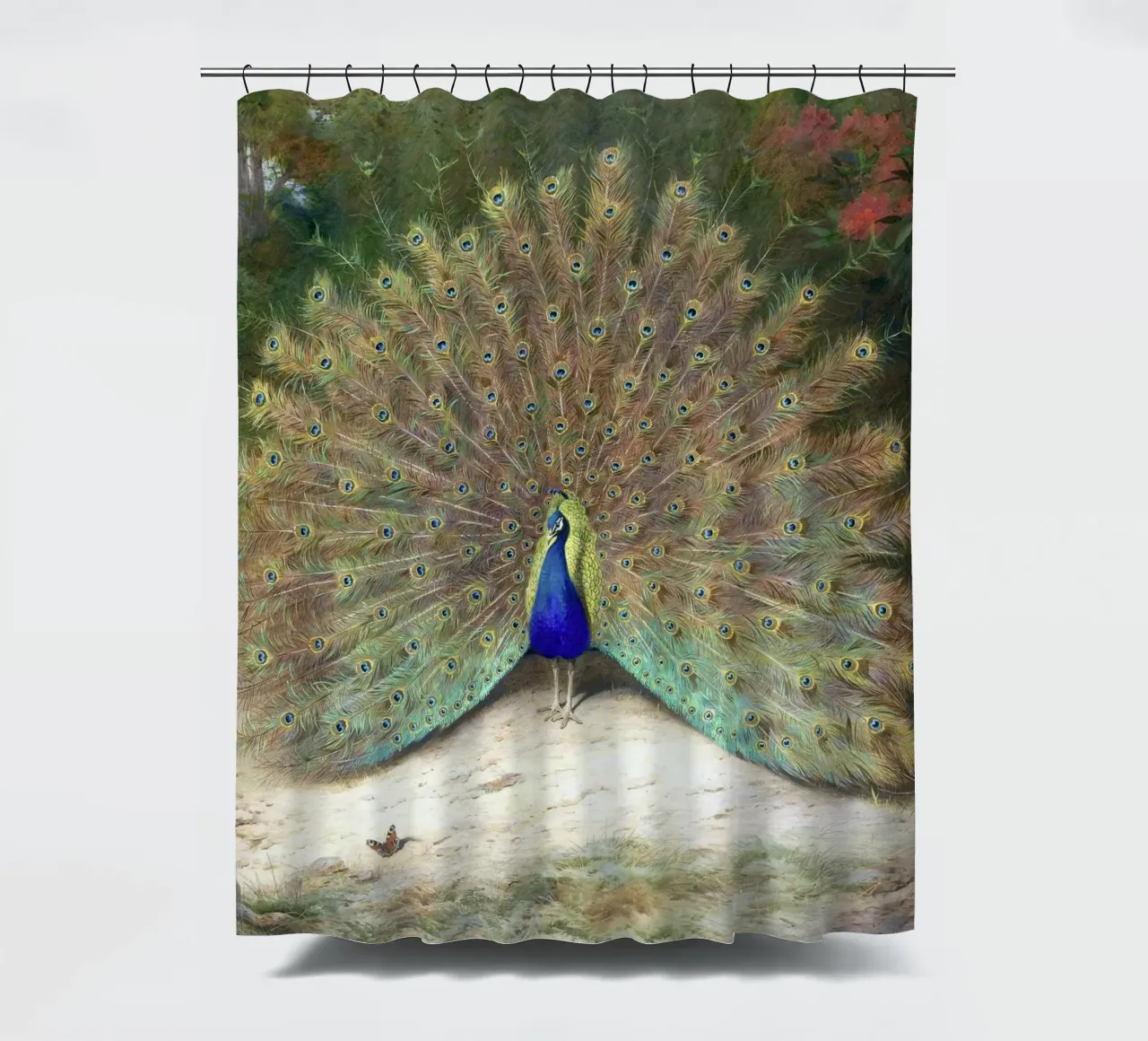 Peacock tenda da doccia da apoloprints