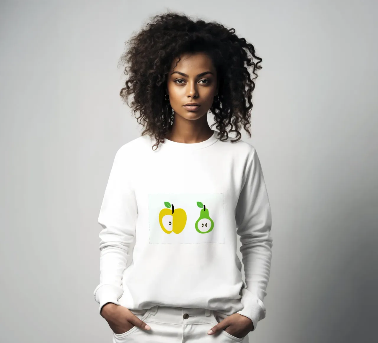 The Apple And Pear Poster felpa da And I Love You She Said