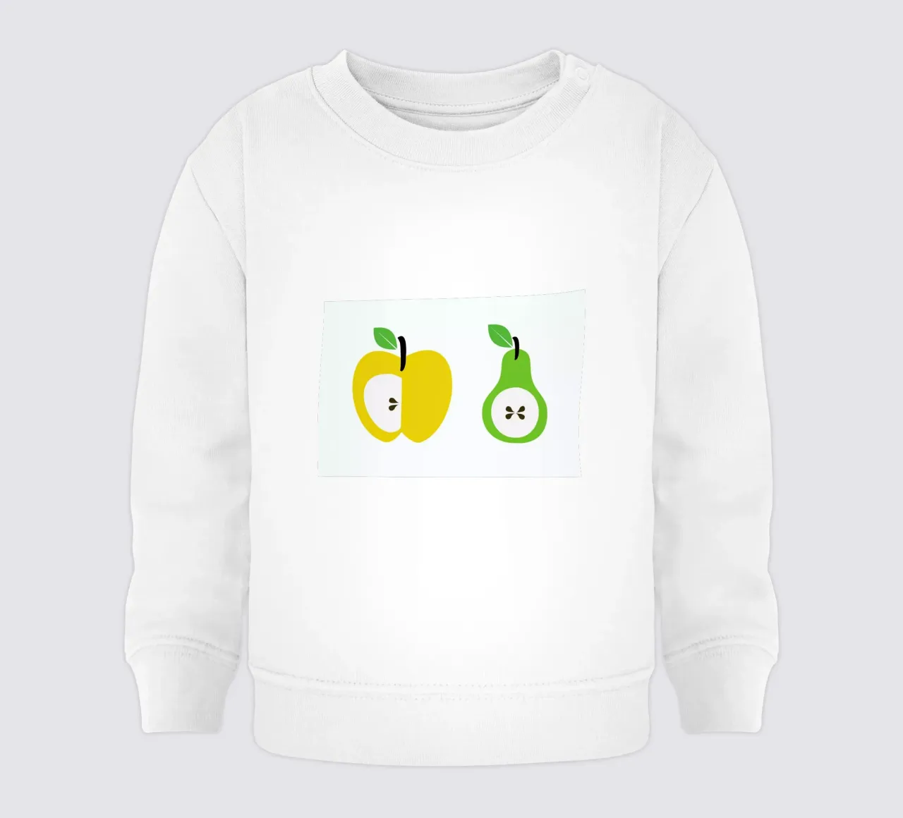The Apple And Pear Poster felpa neonato da And I Love You She Said