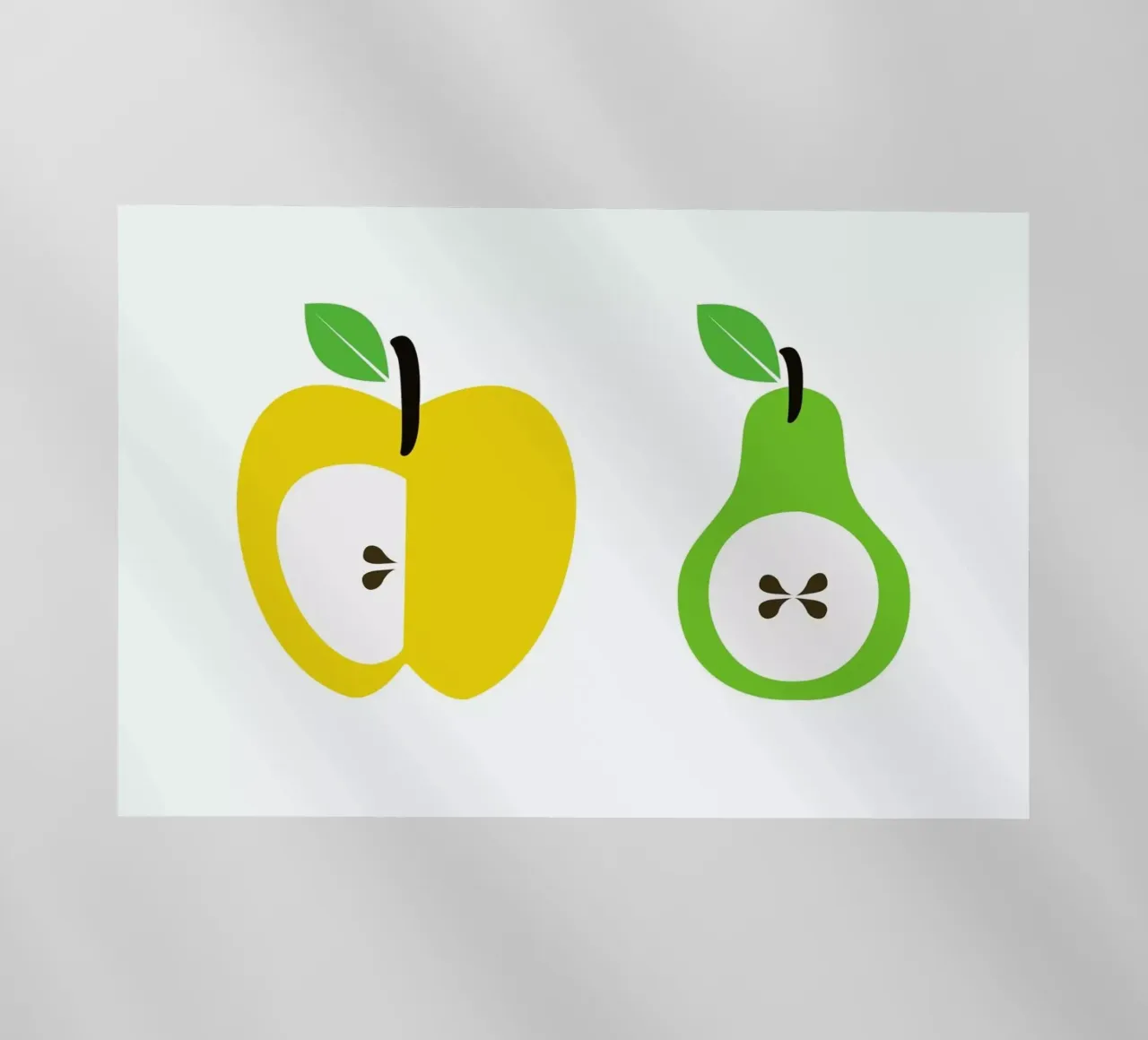 The Apple And Pear Poster pellicola backlit da And I Love You She Said