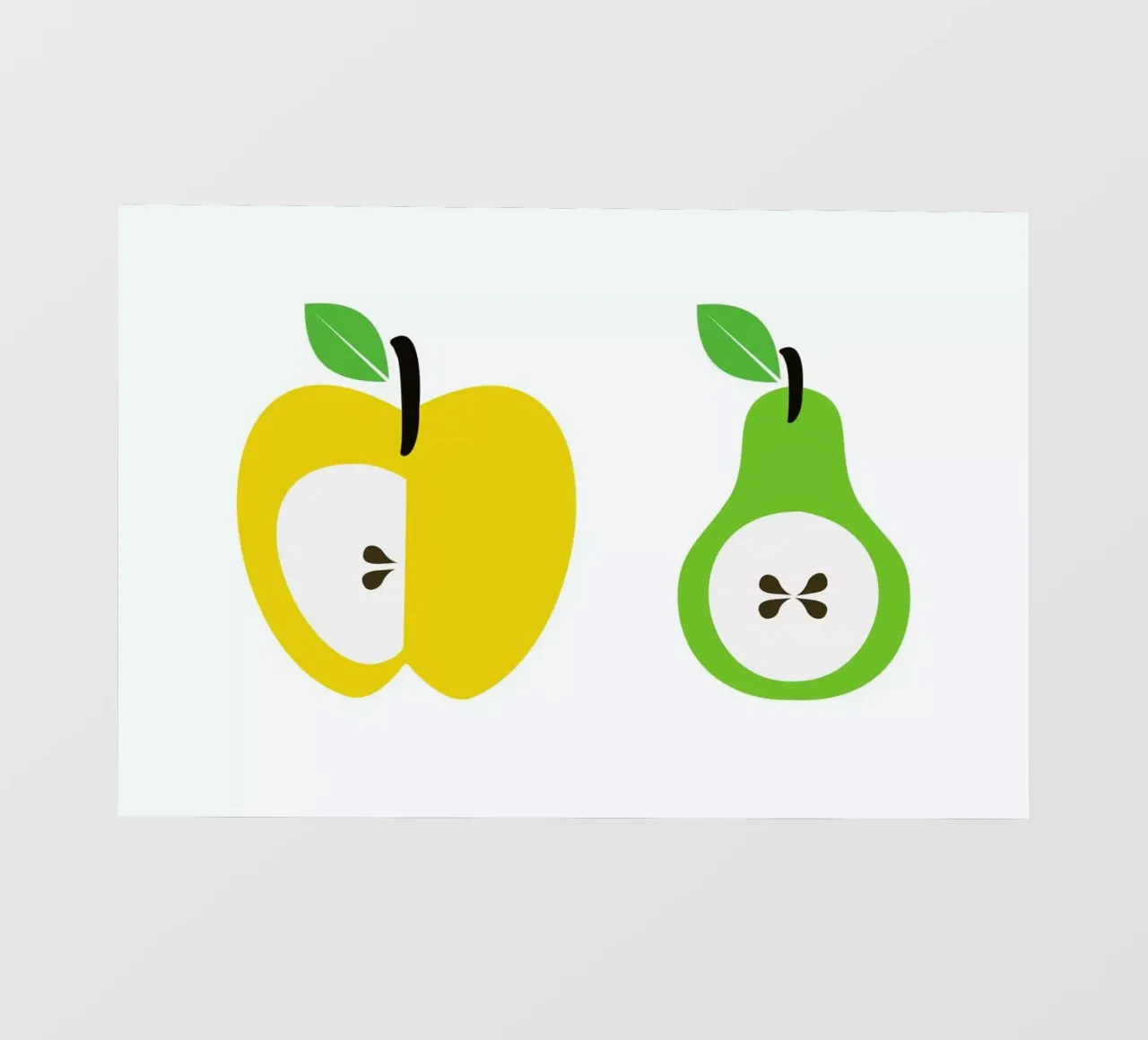 The Apple And Pear Poster pellicola backlit da And I Love You She Said