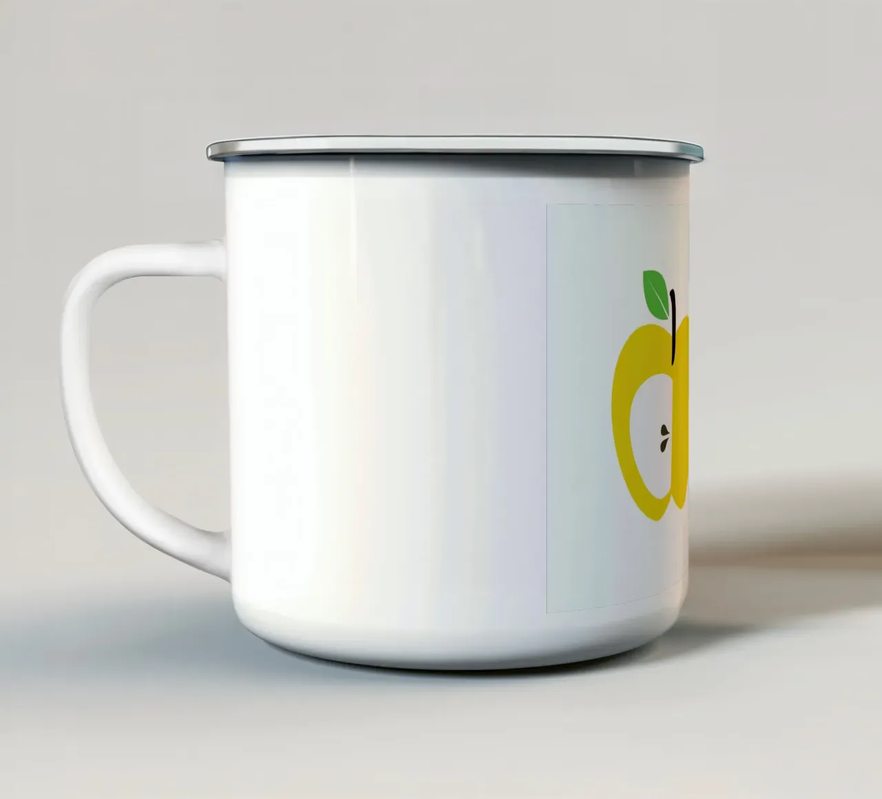 The Apple And Pear Poster tazza in smalto da And I Love You She Said