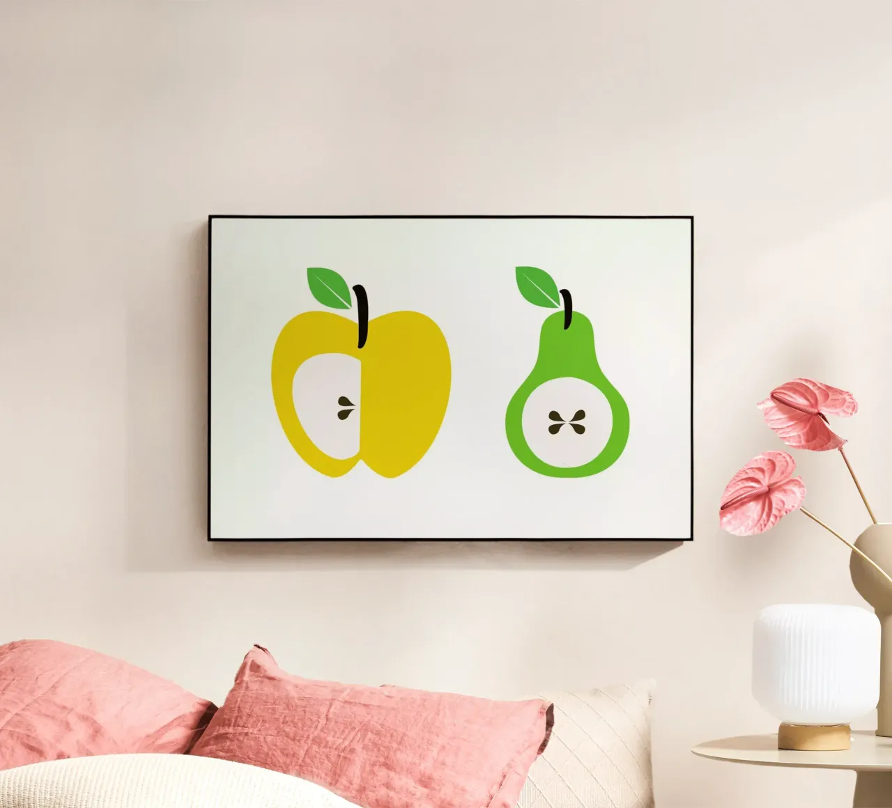 The Apple And Pear Poster plexiglass da And I Love You She Said