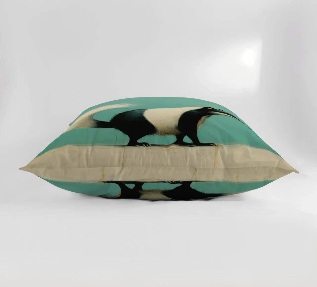 Minimal Skunk 1 cuscino da Minimal Animal Art