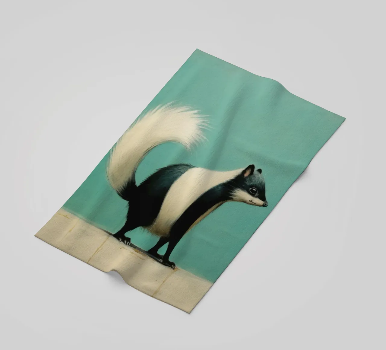 Minimal Skunk 1 telo mare da Minimal Animal Art