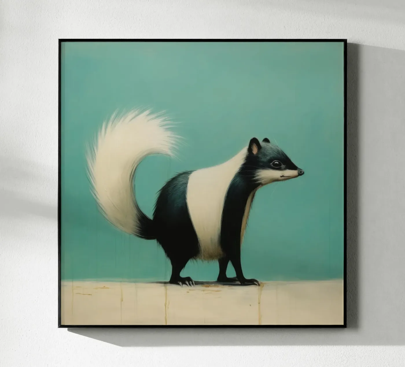 Skunk minimale plexiglass da Minimal Animal Art