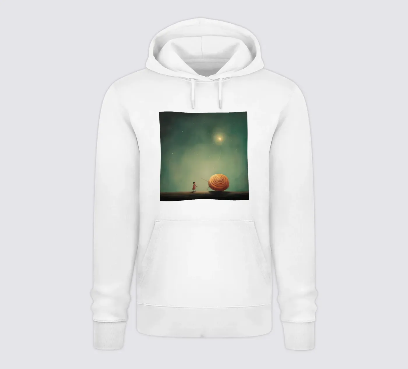 Escargot minimaliste sweat à capuche de Minimal Animal Art