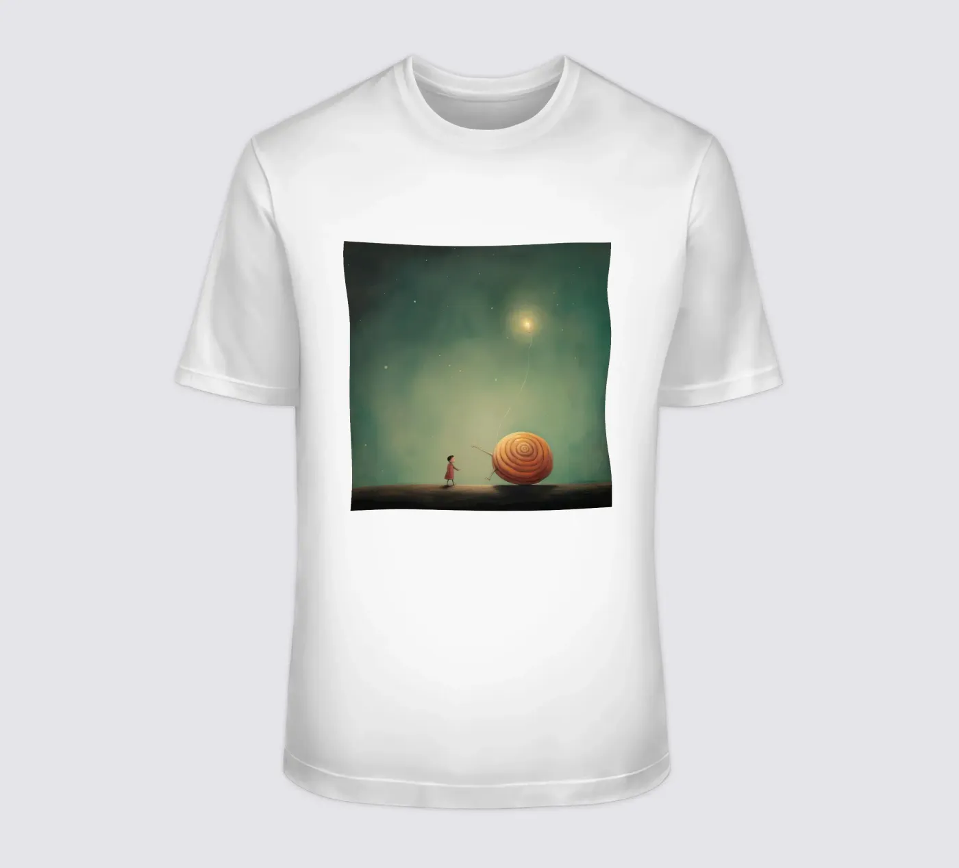 Lumaca minimale t-shirt da Minimal Animal Art
