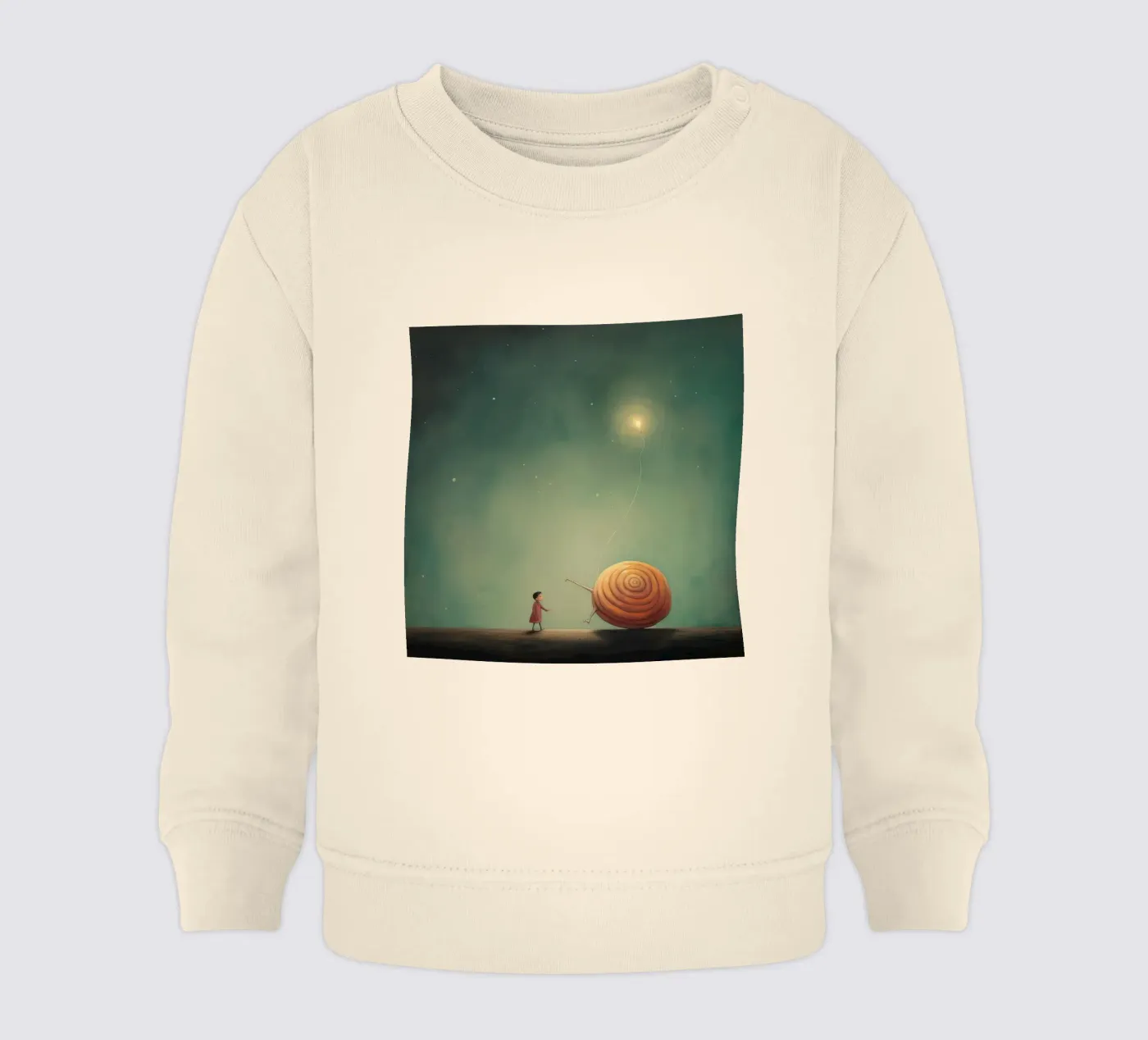 Escargot minimaliste sweat pour bébé de Minimal Animal Art
