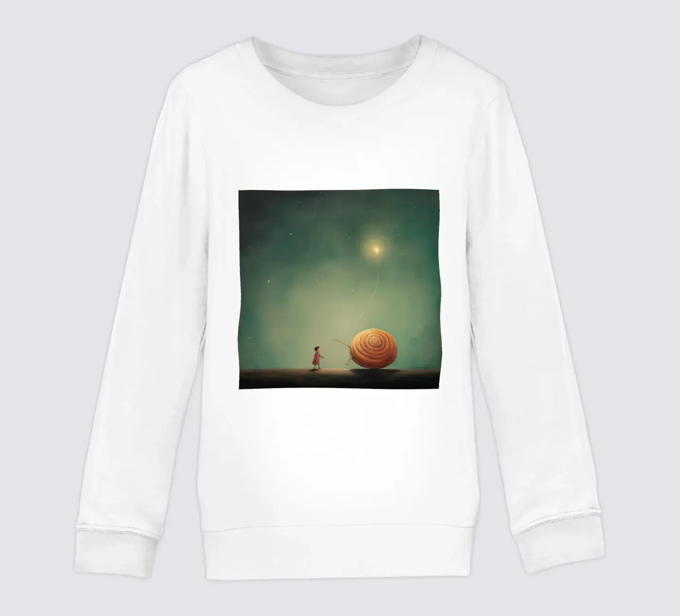 Minimal Snail felpa bambino da Minimal Animal Art