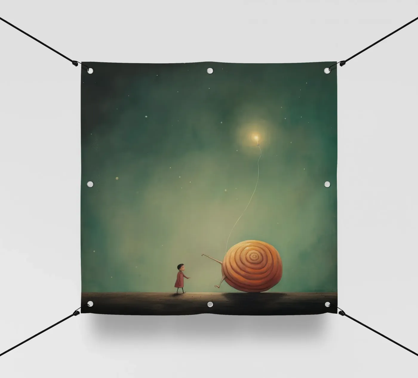 Minimal Snail telo in pvc da Minimal Animal Art