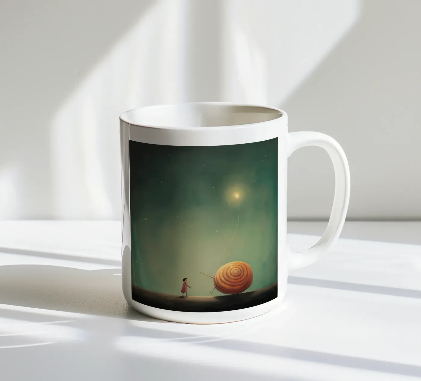 Minimal Snail tazza in ceramica da Minimal Animal Art