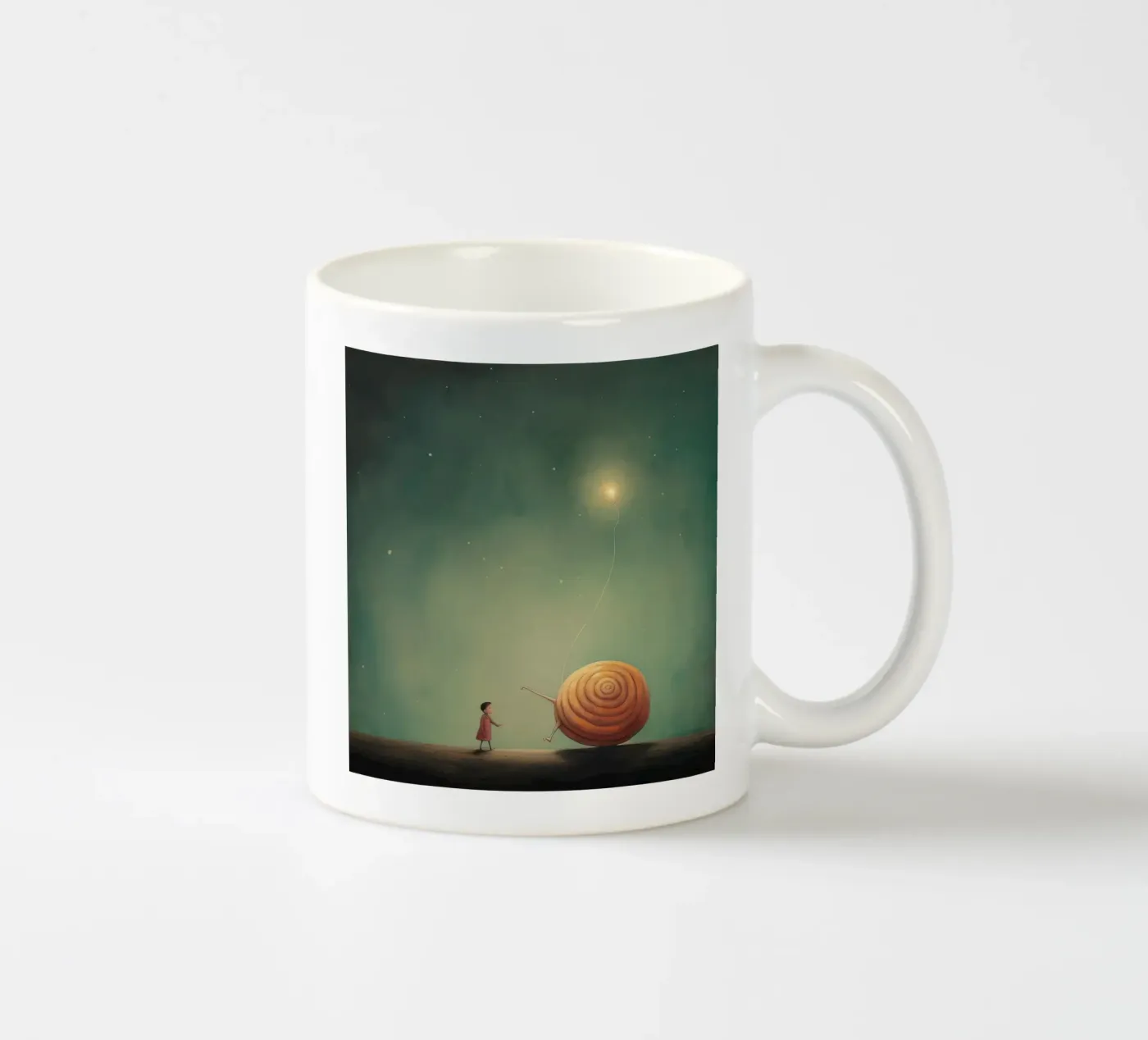 Minimal Snail tazza in ceramica da Minimal Animal Art