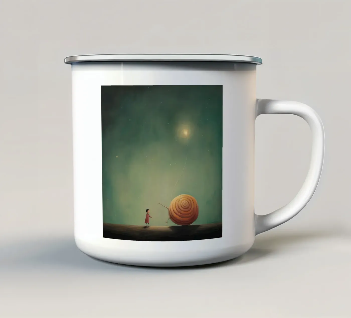 Minimal Snail tazza in smalto da Minimal Animal Art