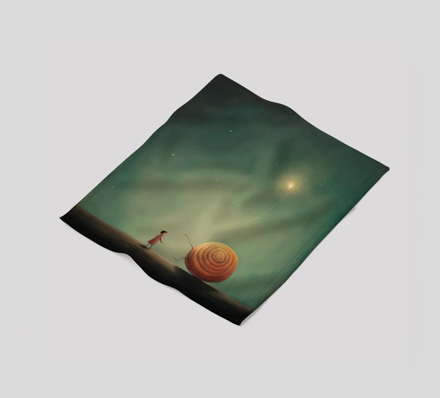 Minimal Snail coperta in pile da Minimal Animal Art