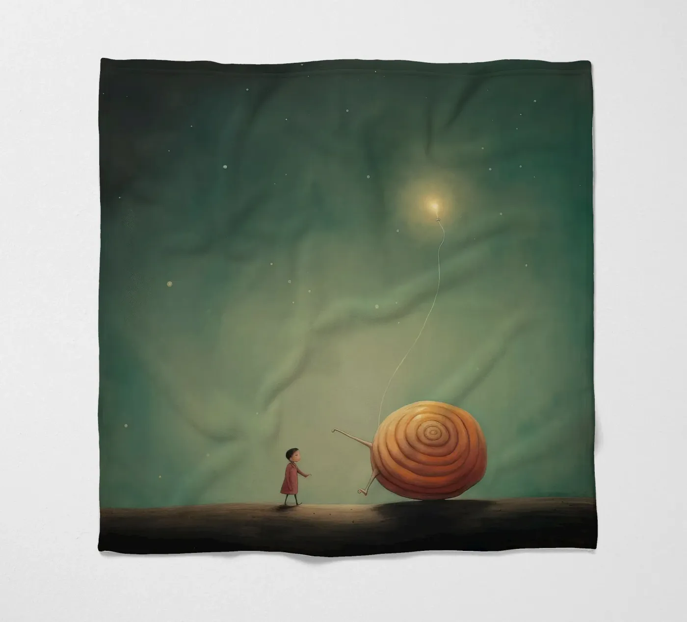 Minimal Snail coperta in pile da Minimal Animal Art
