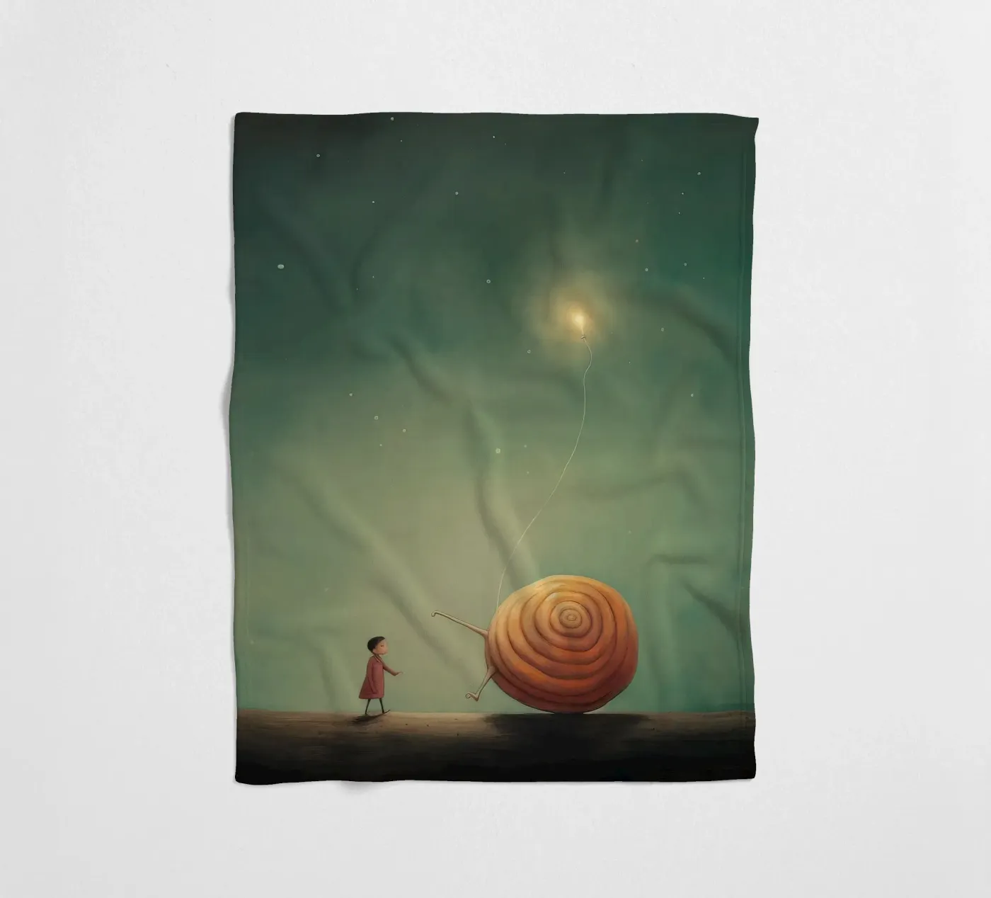 Minimal Snail coperta in pile da Minimal Animal Art