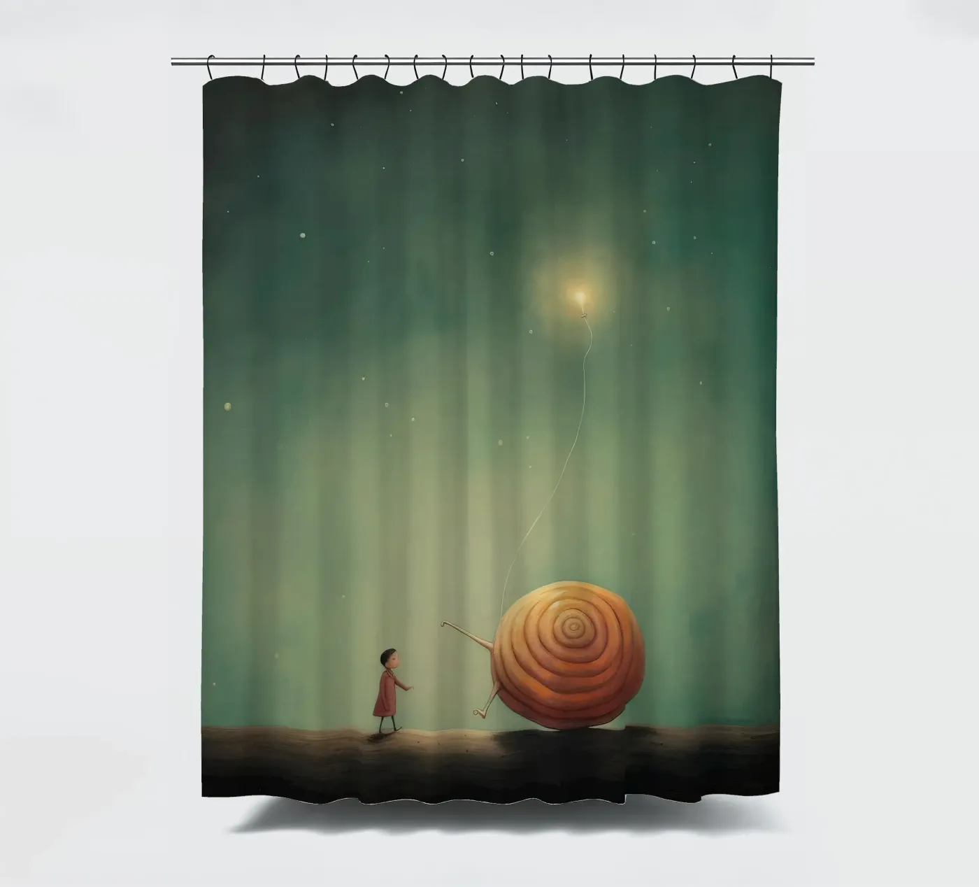 Minimal Snail tenda da doccia da Minimal Animal Art