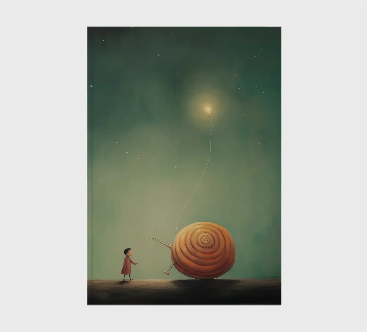 Minimal Snail quaderno da Minimal Animal Art