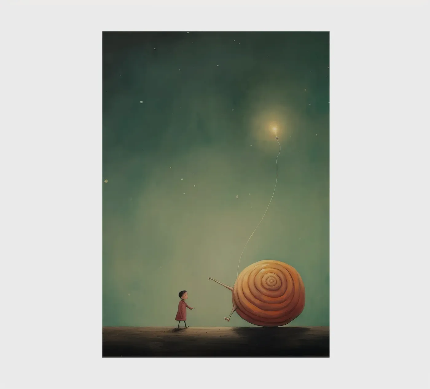 Minimal Snail quaderno da Minimal Animal Art