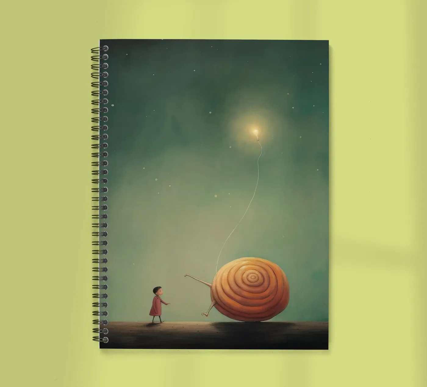 Minimal Snail diario ad anelli da Minimal Animal Art