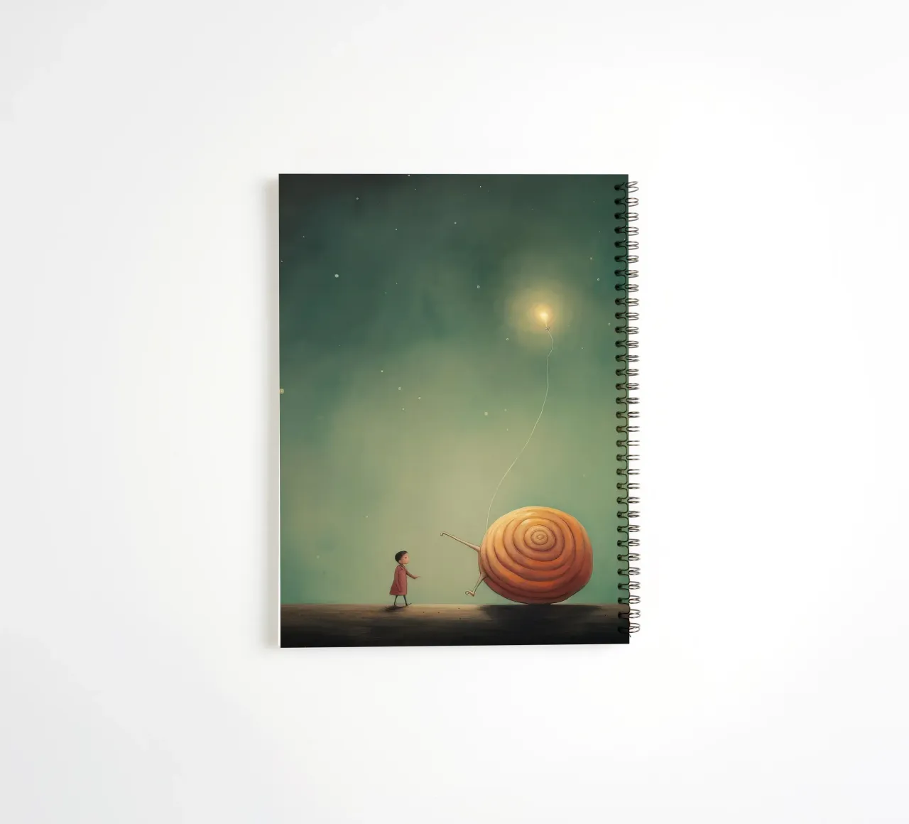 Lumaca minima 2 diario ad anelli da Minimal Animal Art