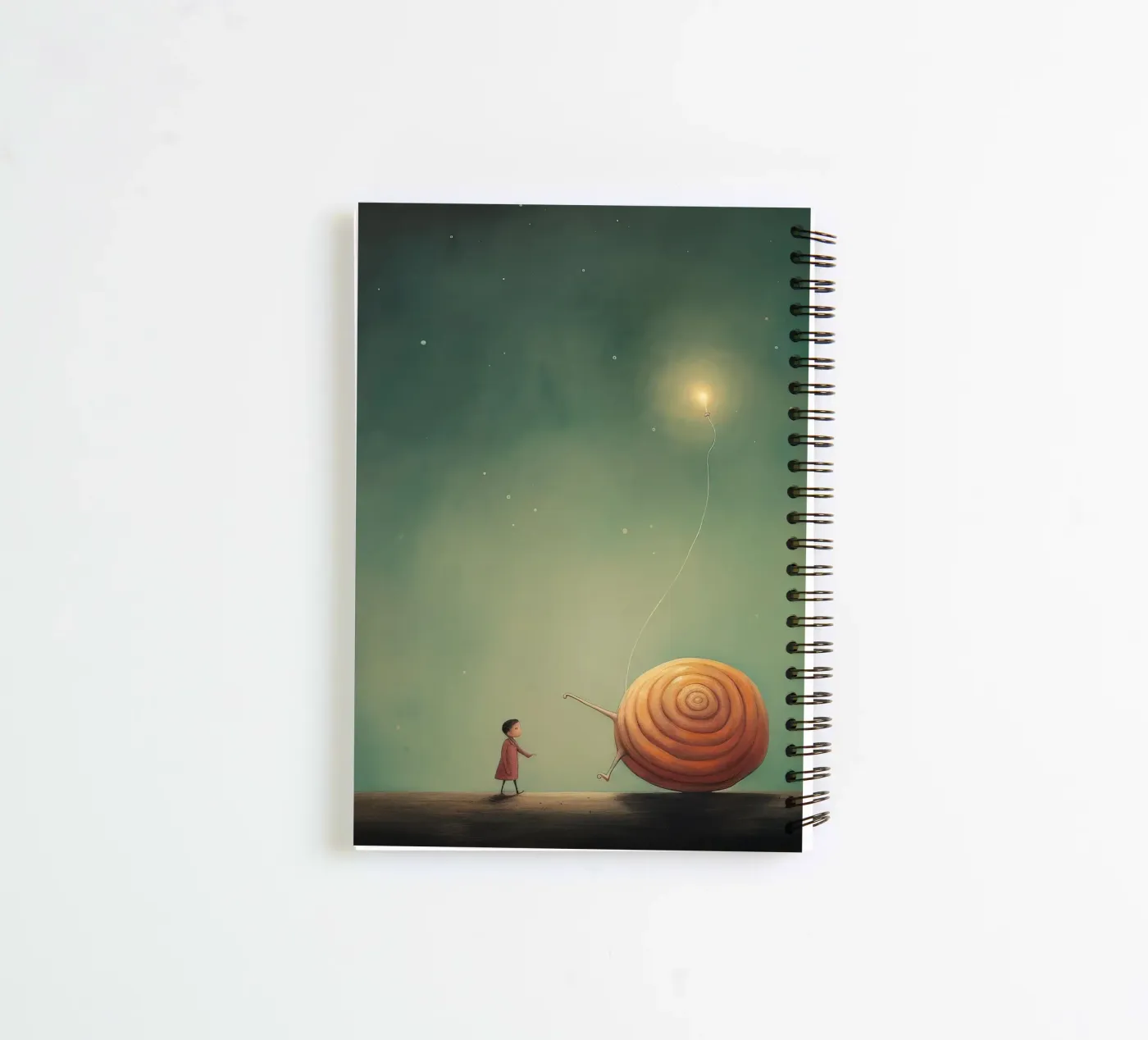 Minimal Snail diario ad anelli da Minimal Animal Art