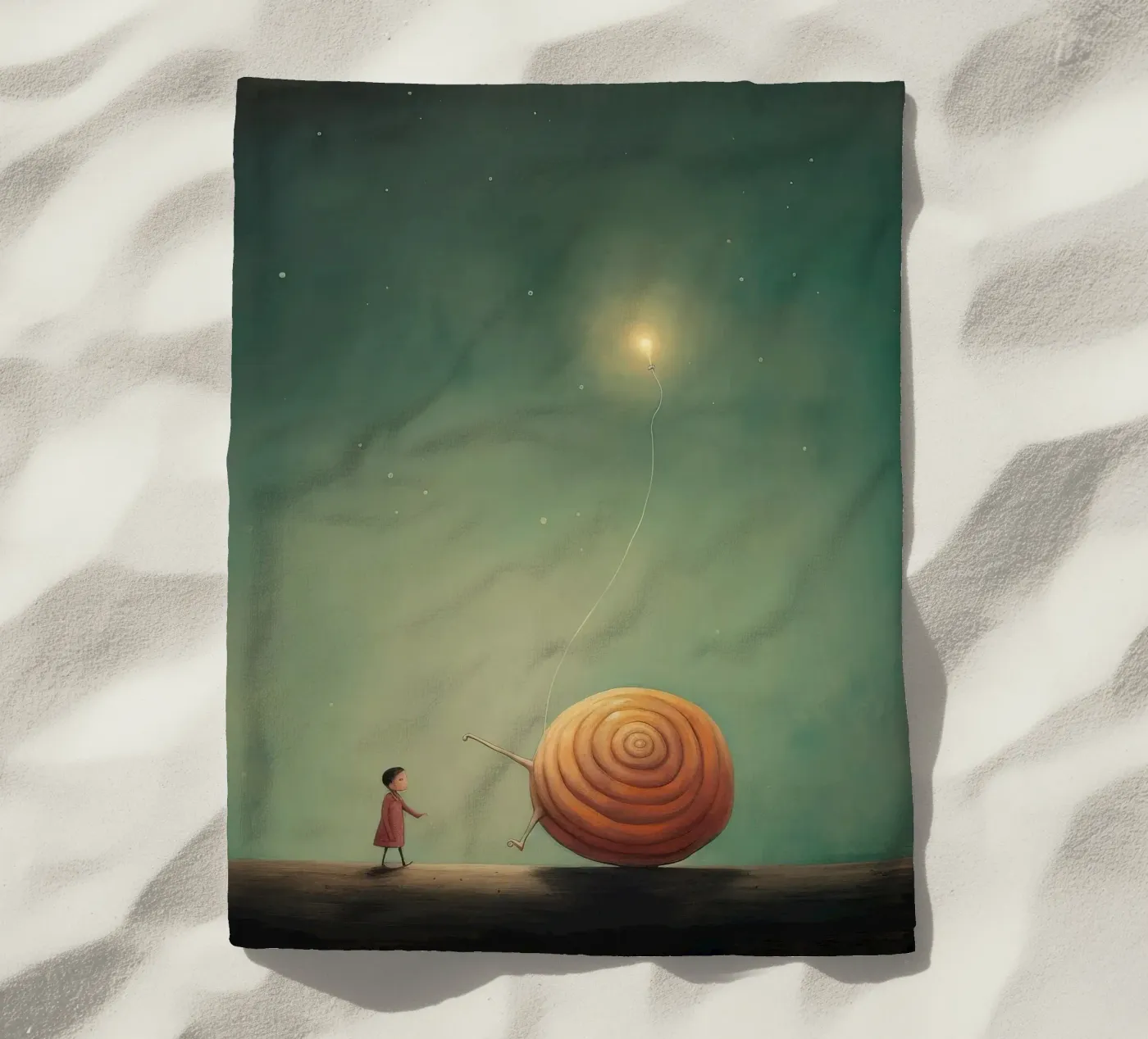 Minimal Snail telo mare da Minimal Animal Art