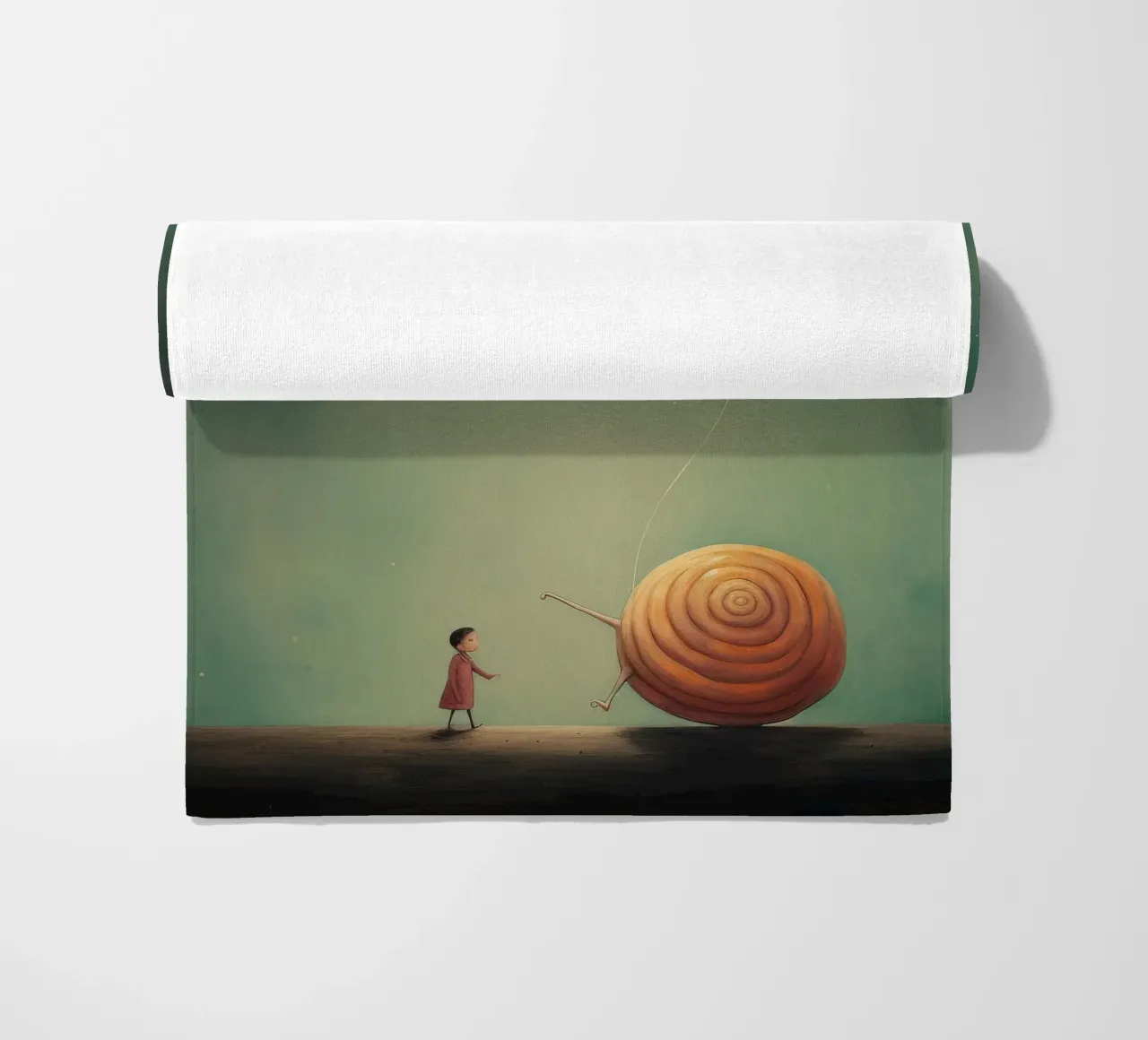 Lumaca minima 2 telo mare da Minimal Animal Art