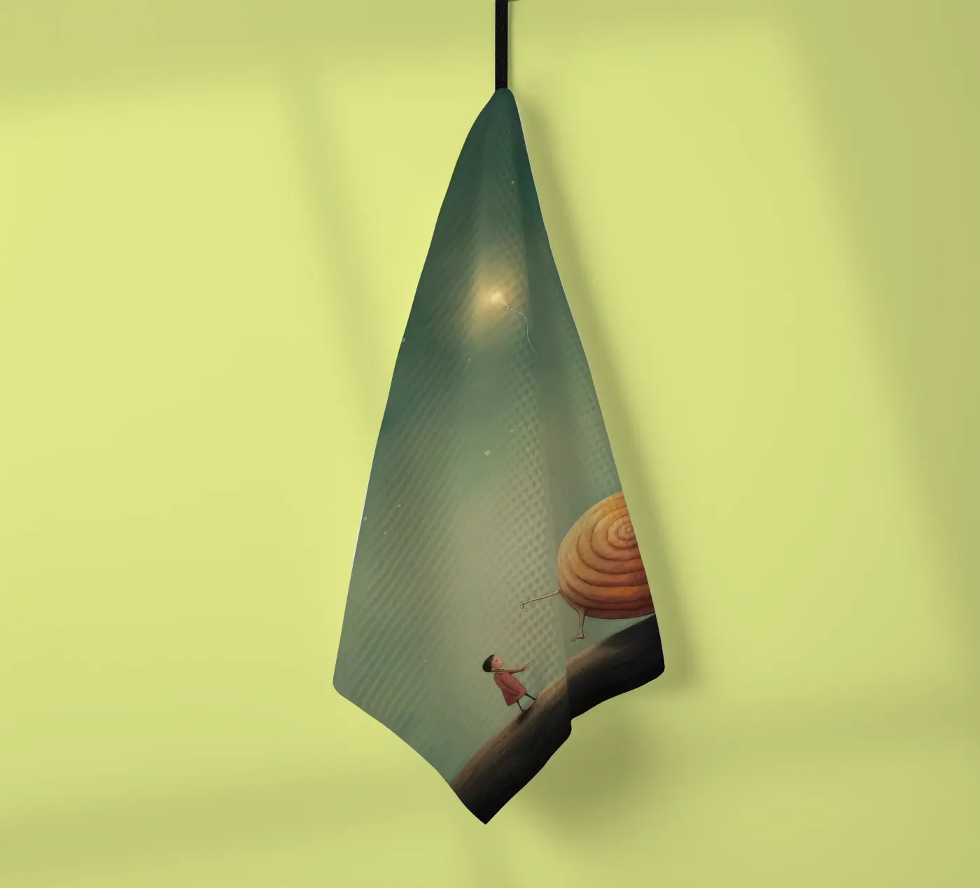 Minimal Snail canovaccio da cucina da Minimal Animal Art