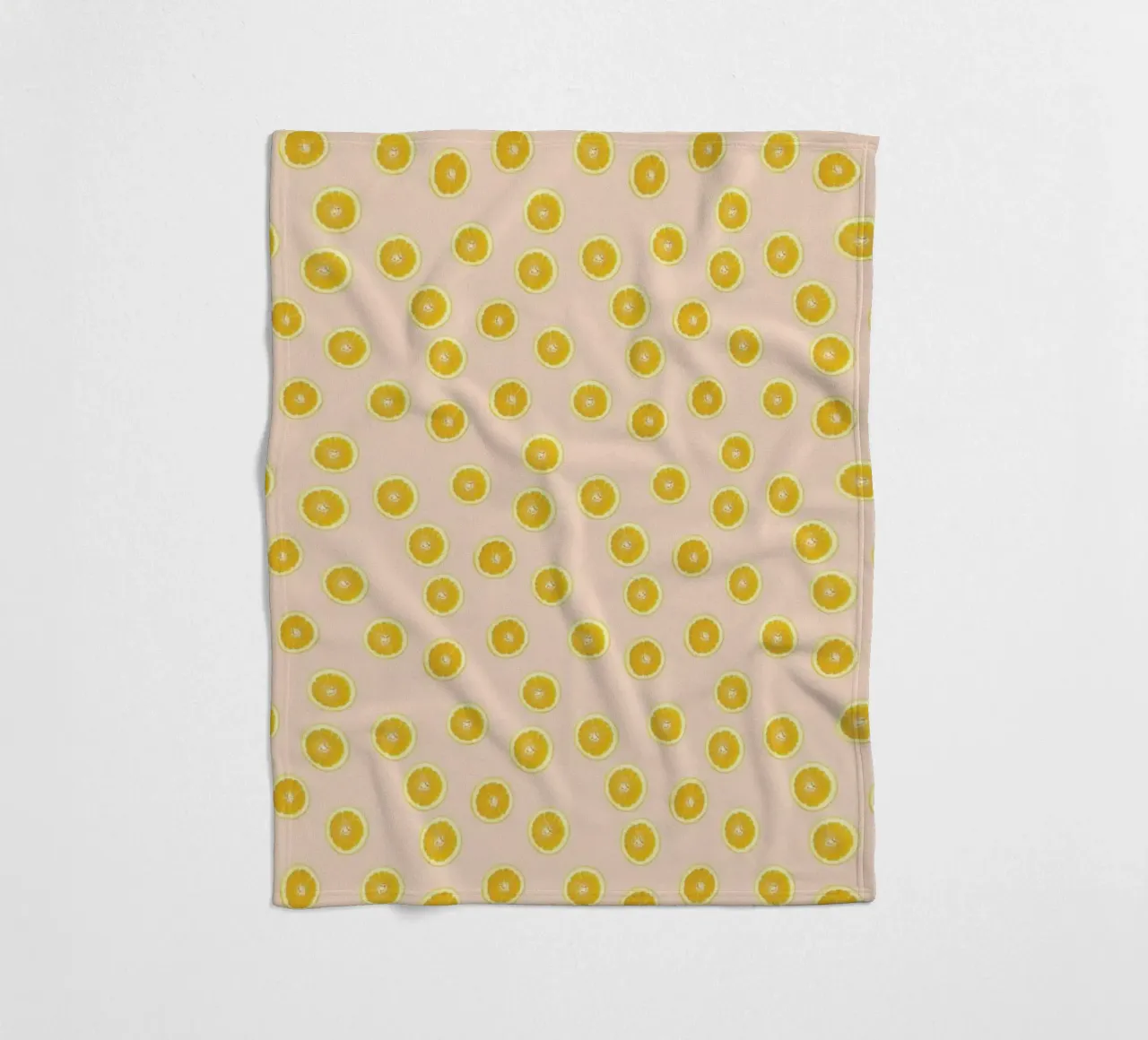 Oranges Fleecedecke von Kind of Style