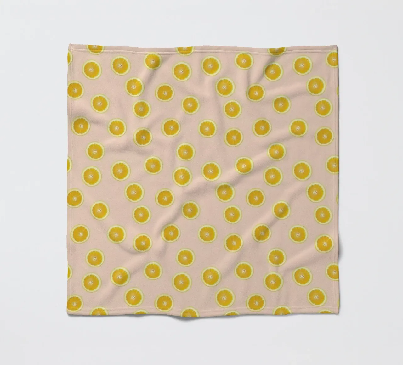 Oranges Fleecedecke von Kind of Style