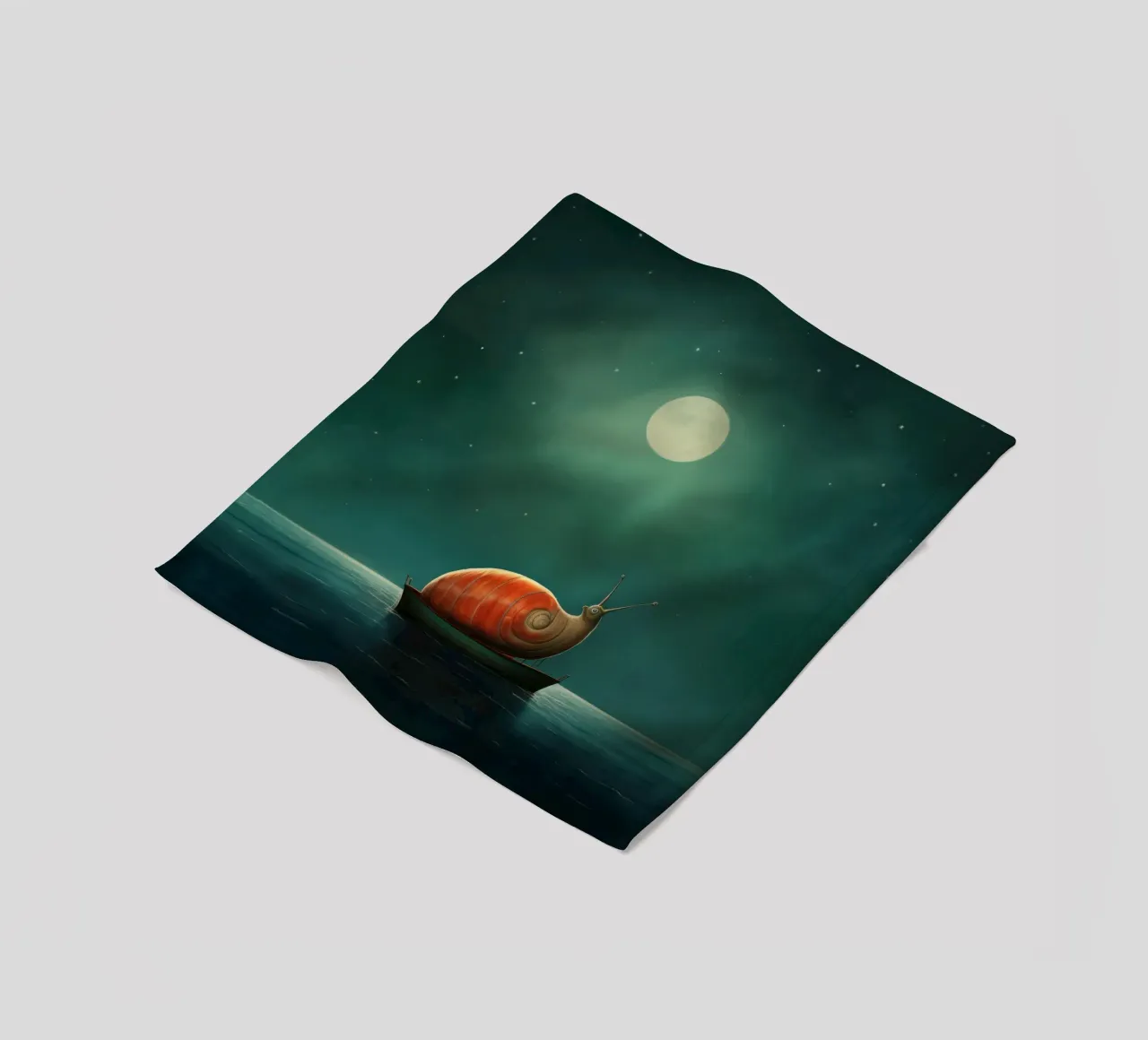 Lumaca minima 3 coperta in pile da Minimal Animal Art