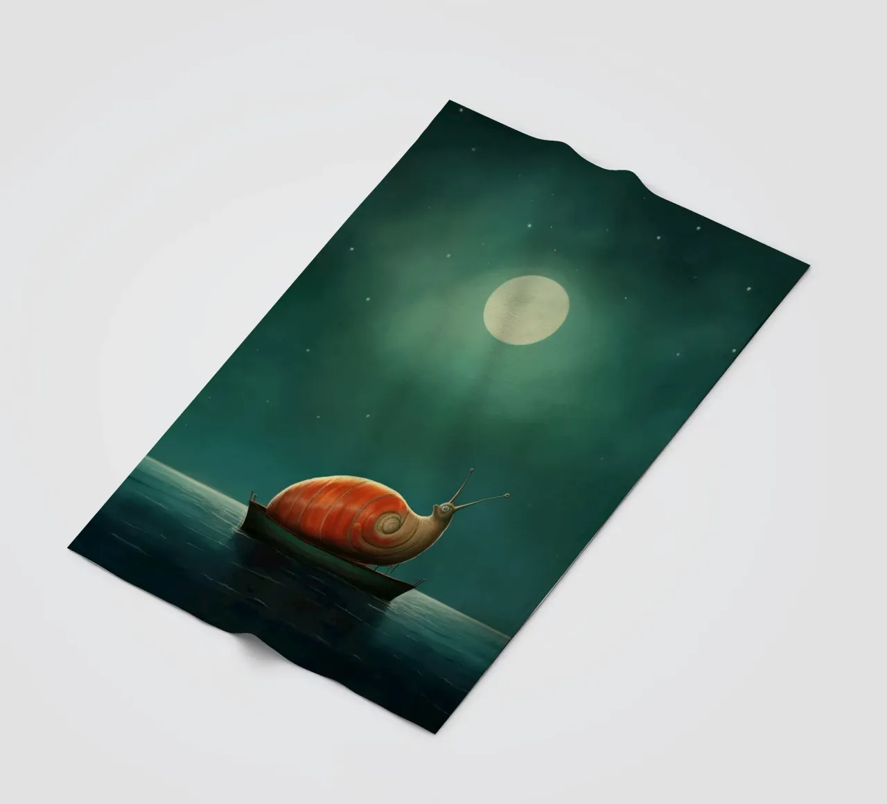 Lumaca minima 3 coperta in pile da Minimal Animal Art