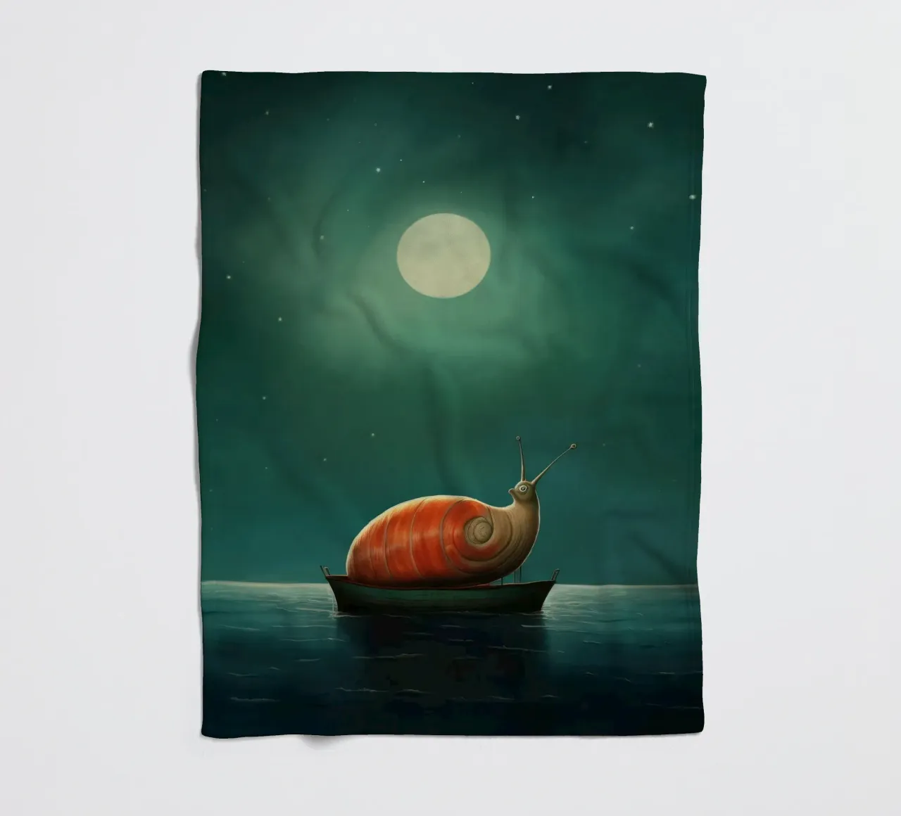 Lumaca minima 3 coperta in pile da Minimal Animal Art