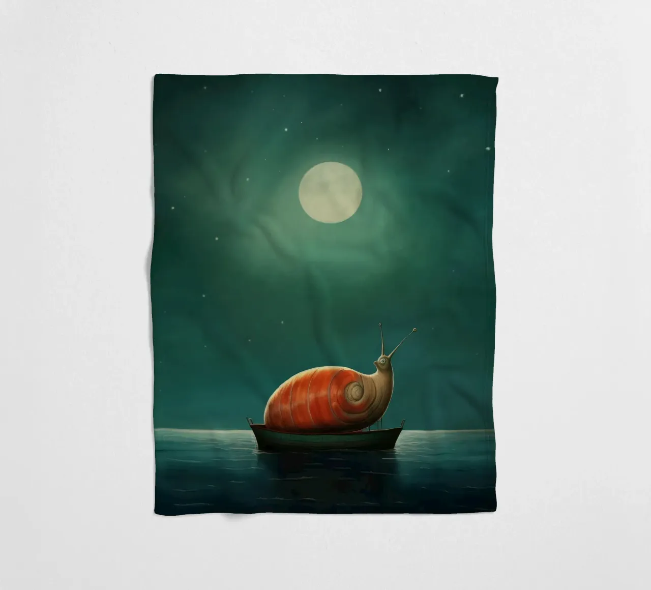 Lumaca minima 3 coperta in pile da Minimal Animal Art