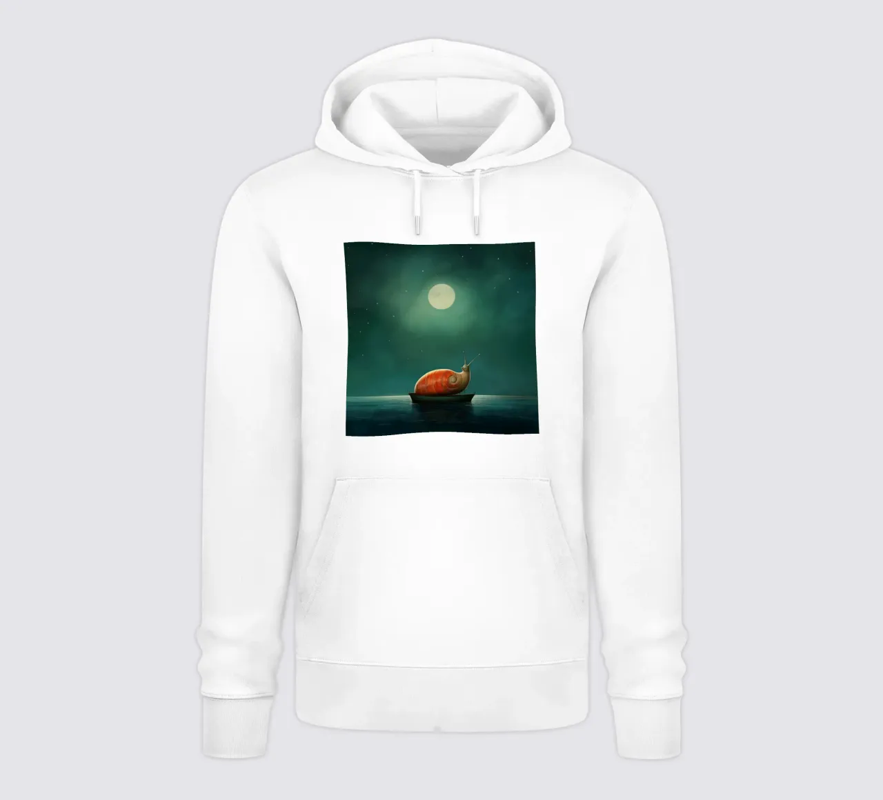Lumaca minima 3 felpa con cappuccio da Minimal Animal Art