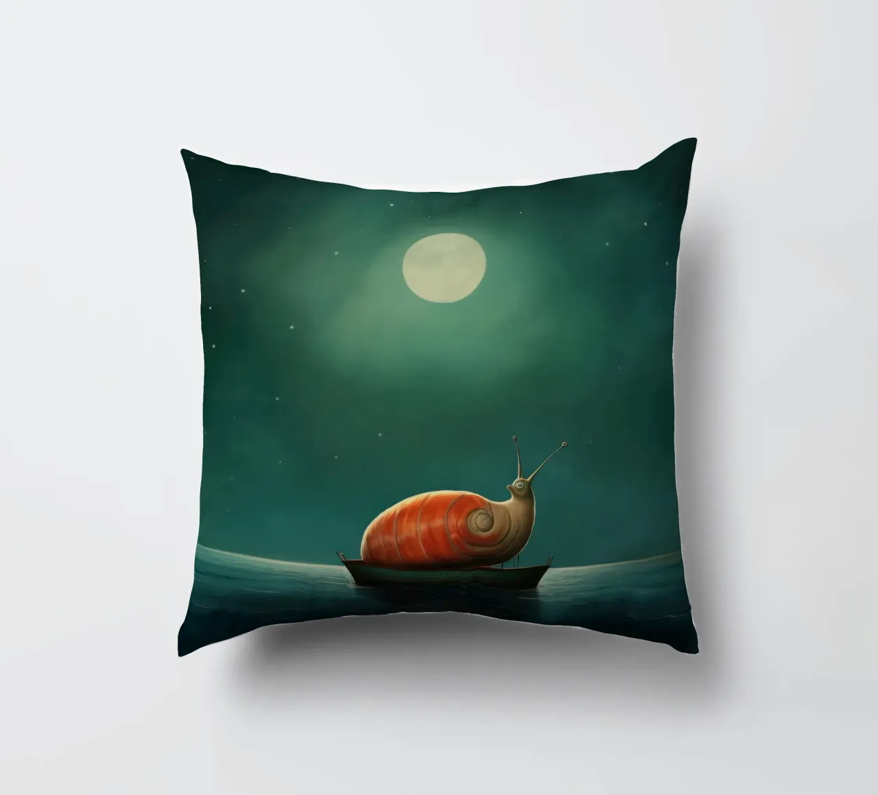 Lumaca minima 3 cuscino da Minimal Animal Art