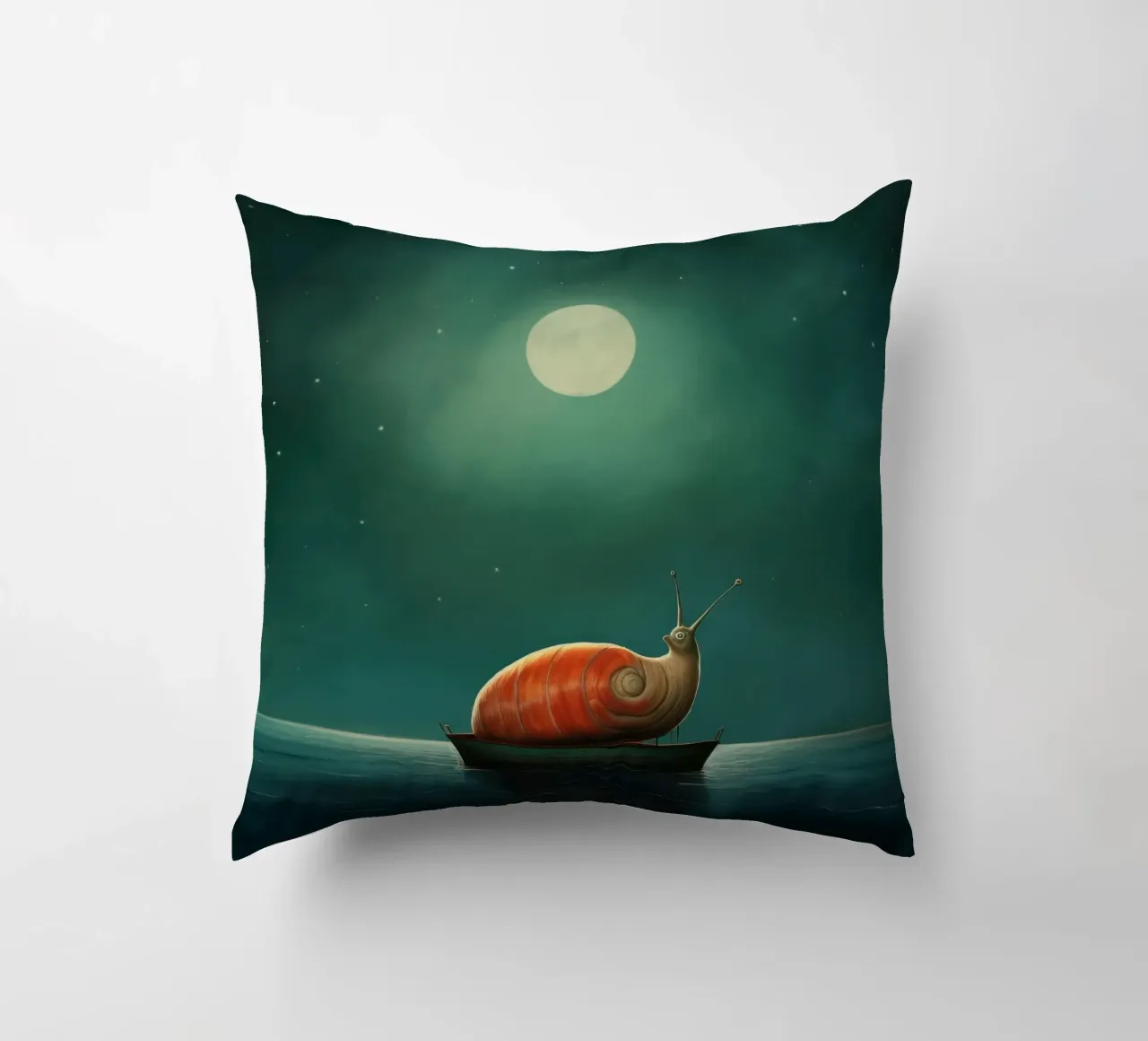 Lumaca minima 3 cuscino da Minimal Animal Art