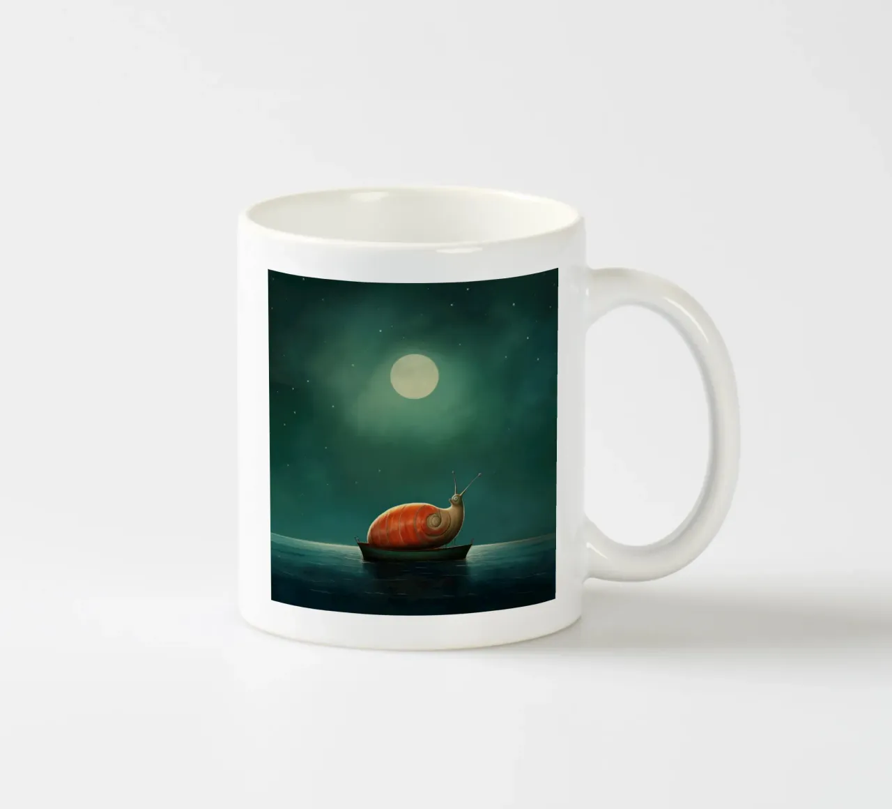 Lumaca minima 3 tazza in ceramica da Minimal Animal Art