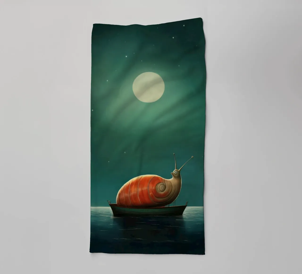 Lumaca minima 3 asciugamano da bagno da Minimal Animal Art