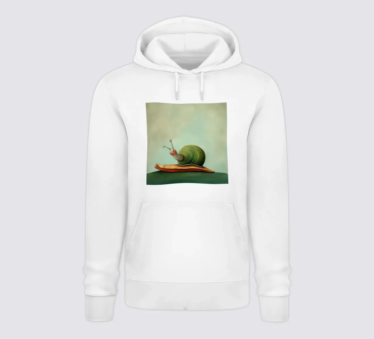 Lumaca minima 4 felpa con cappuccio da Minimal Animal Art