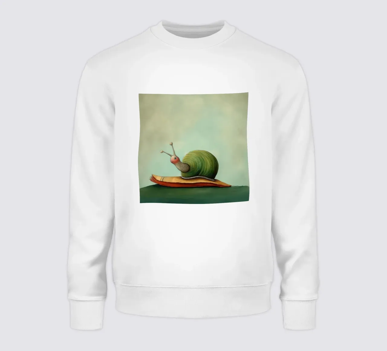 Lumaca minima 4 felpa da Minimal Animal Art