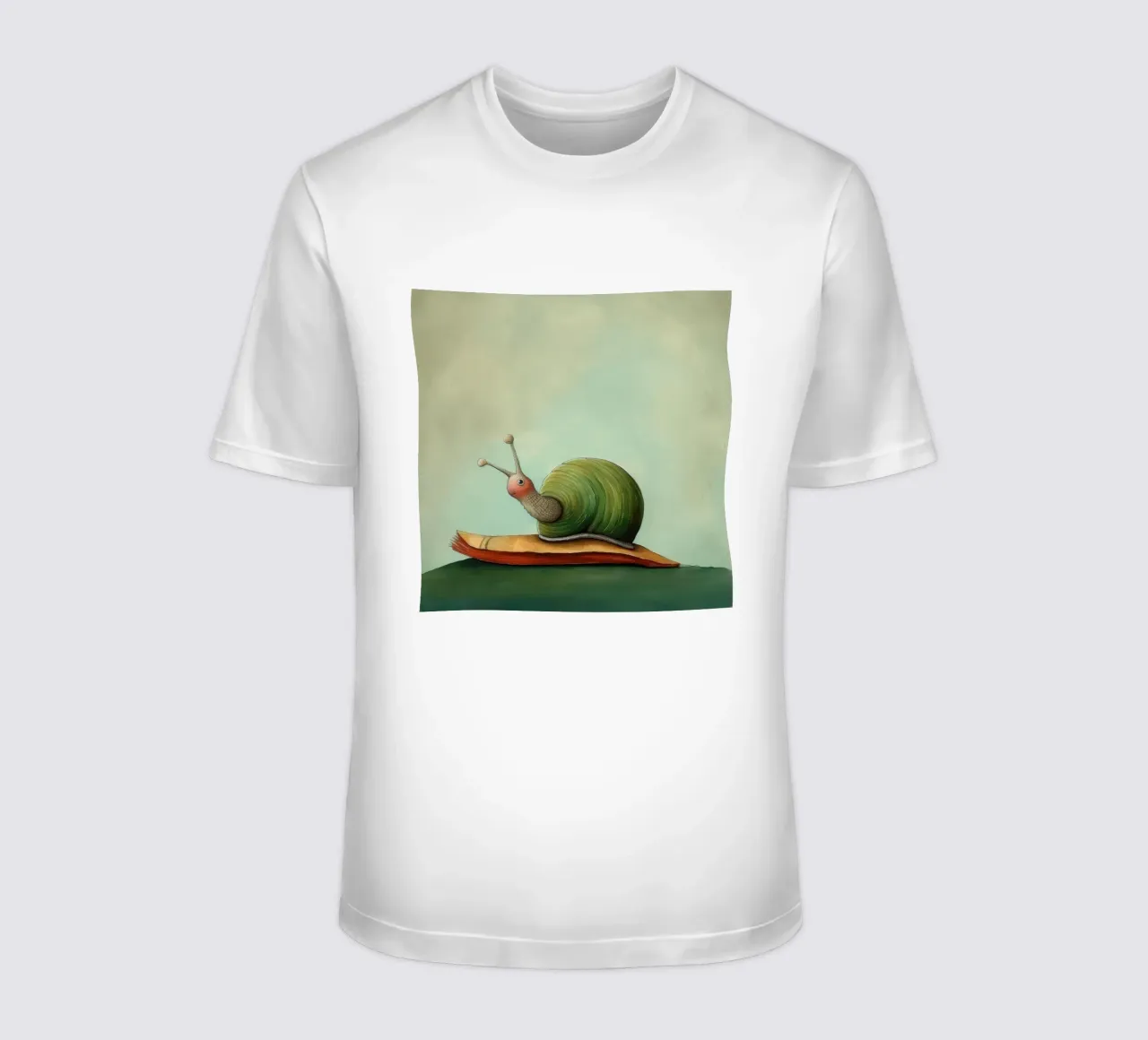 Lumaca minima 4 t-shirt da Minimal Animal Art