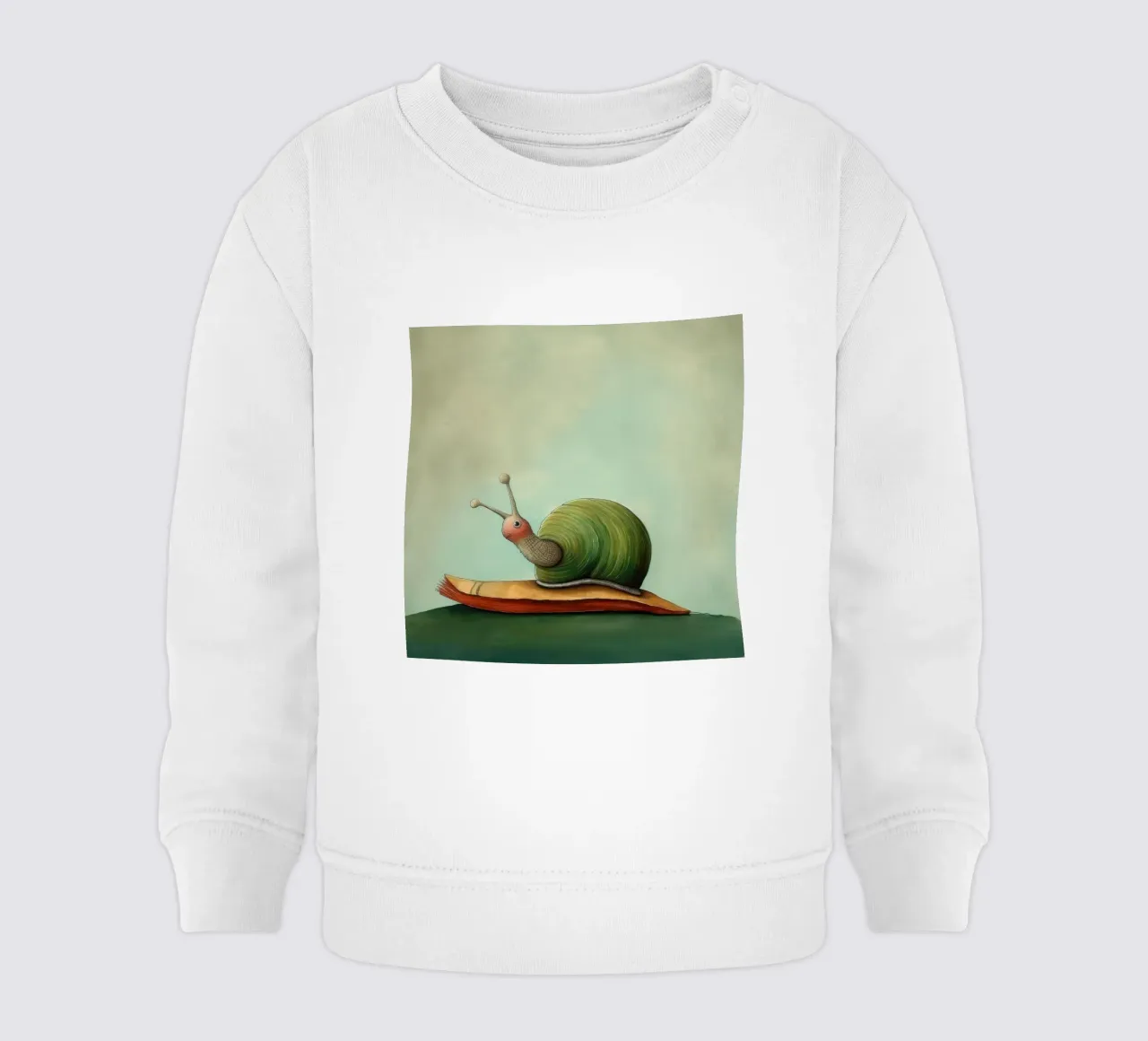 Lumaca minima 4 felpa neonato da Minimal Animal Art